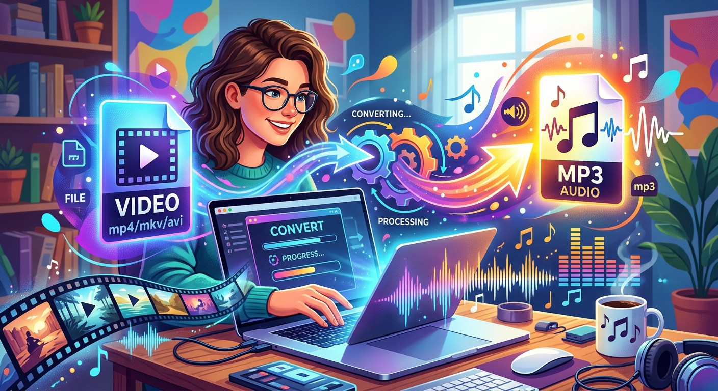 How to Get MP3 Audio From a Video File You Already Downloaded