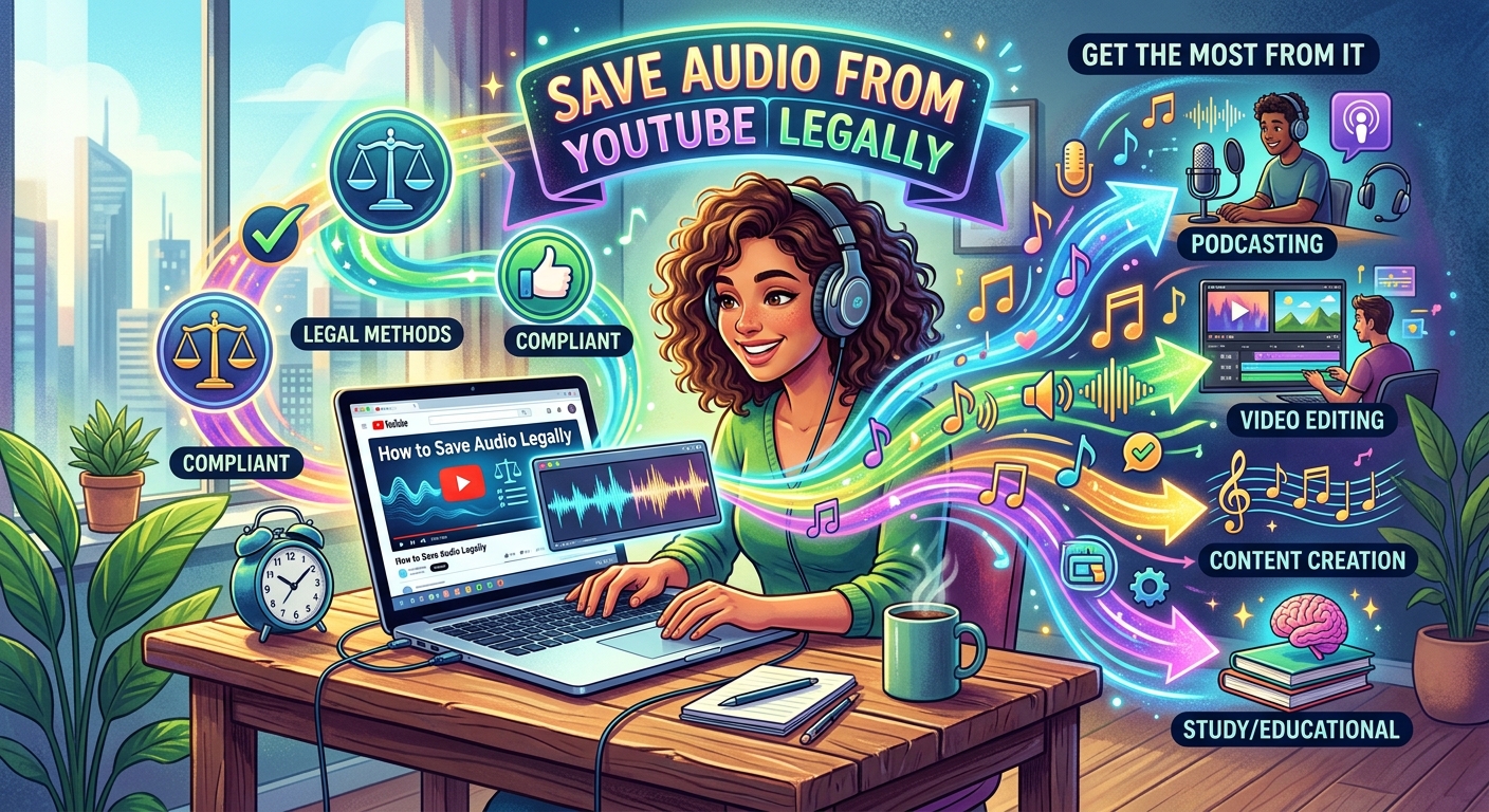 How to Save Audio from YouTube Legally and Get the Most from It